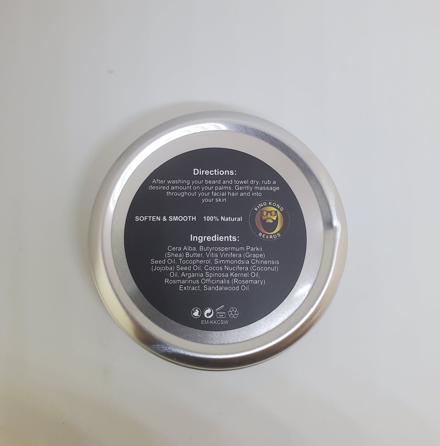 Beard Balm (60g)  <<Large Can>> Sweet Orange Scent